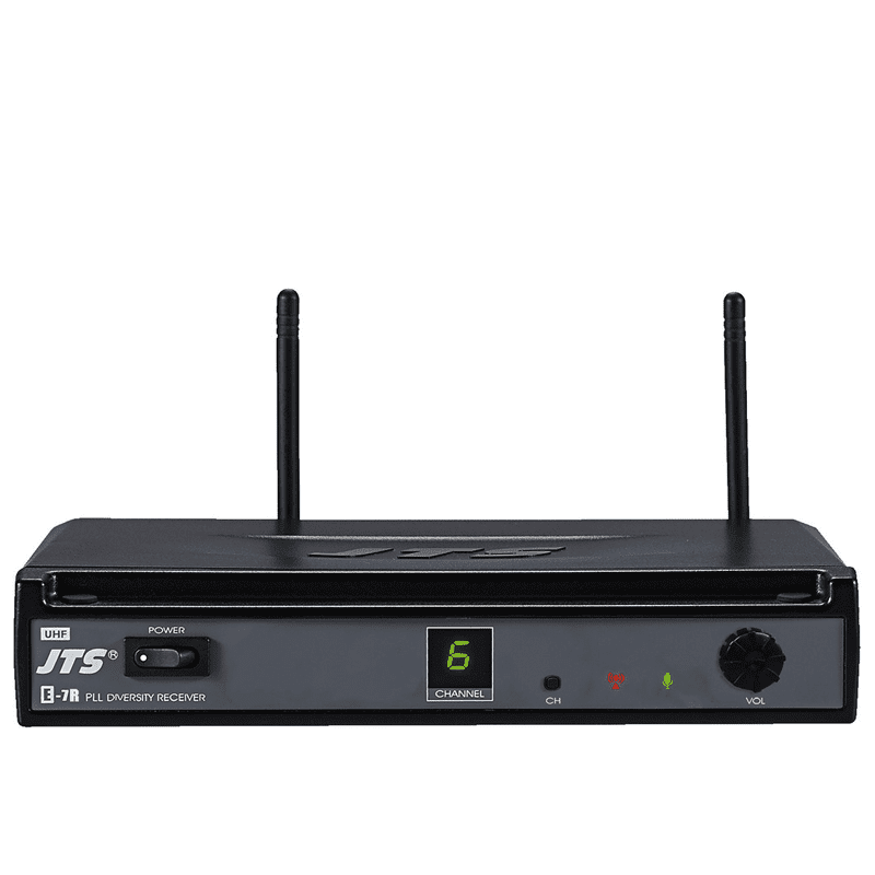 JTS E-7R SINGLE RECEIVER DIVERSITY UHF 518-542 MHz