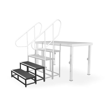 ALUSTAGE W.SSS 04.01.00 CZ STAIRS 2 STEP 400MM