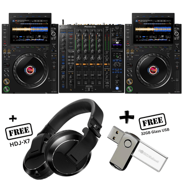 Alpha Theta CDJ3000X & DJM-A9 (FREE HDJ-X7 & 32GB USB)