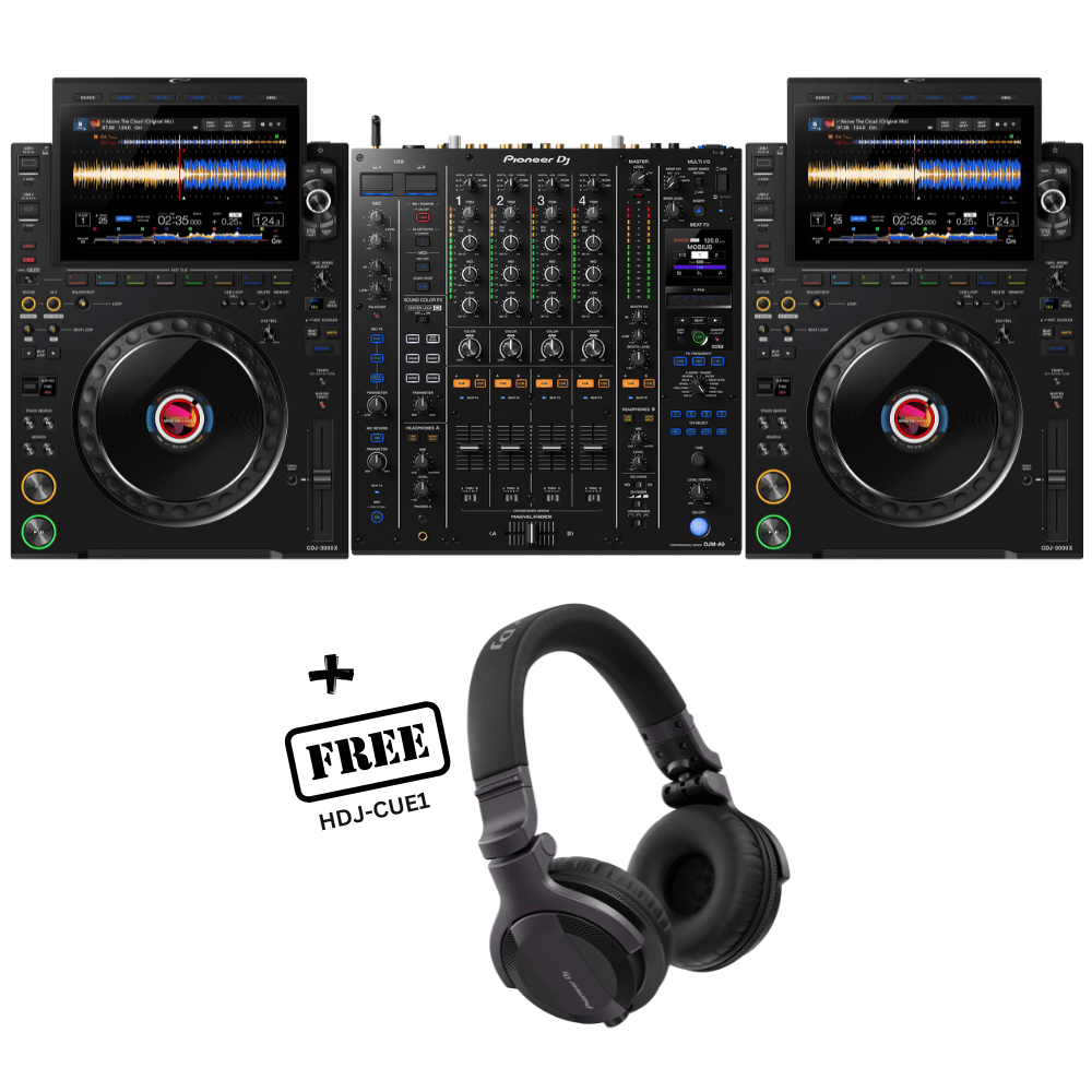Alpha Theta CDJ3000X & DJM-A9 (FREE HDJ-CUE1) | Sound Select ZA