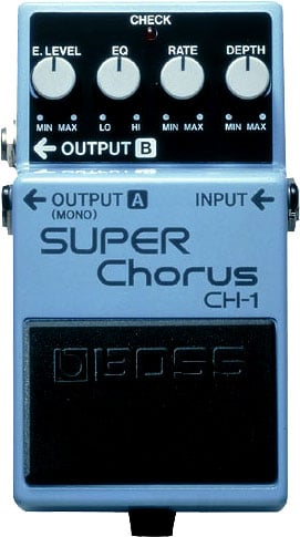 BOSS CH1 Super Chorus Guitar Effects Pedal