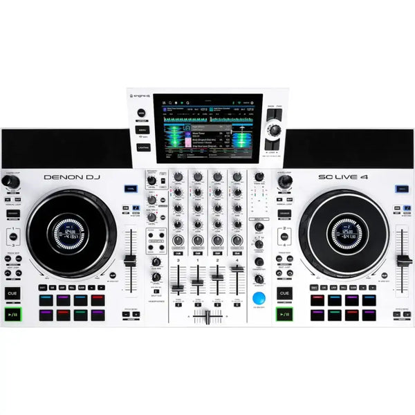 DENON DJ SC LIVE 4 DJコントローラー Denon SC Live 4 - WHITE | Sound Select ZA