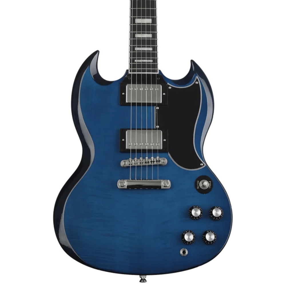 Epiphone EI-SGCF-VPB SG Custom Viper Blue +Bag