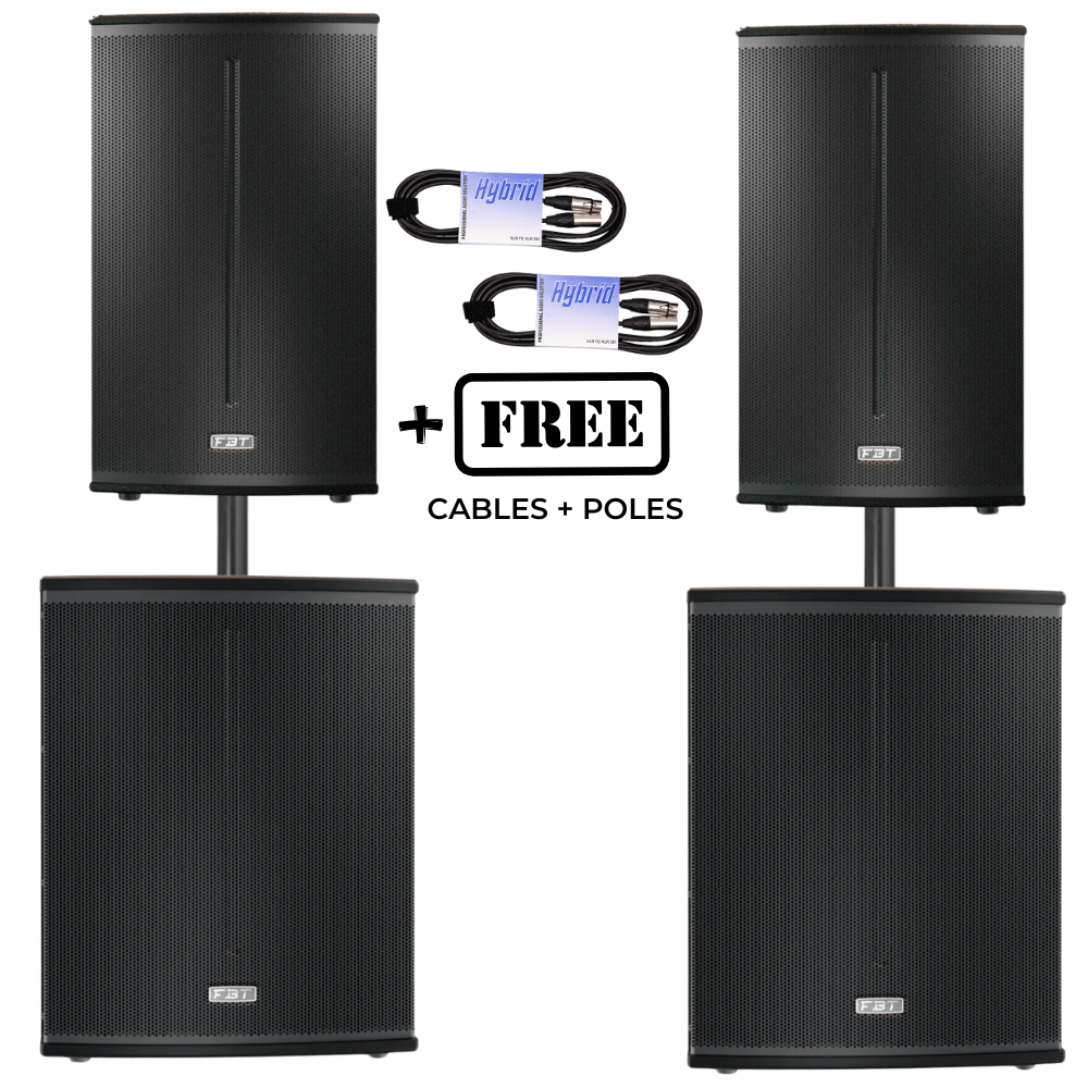 FBT X-PRO 115A / X-SUB 118SA Bundle | Sound Select ZA