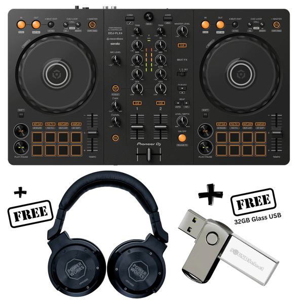 Pioneer DJ PDJ-FLX4 DJコントローラー DDJ-FLX4 - マルチアプリ対応2ch DJコントローラー (Black)