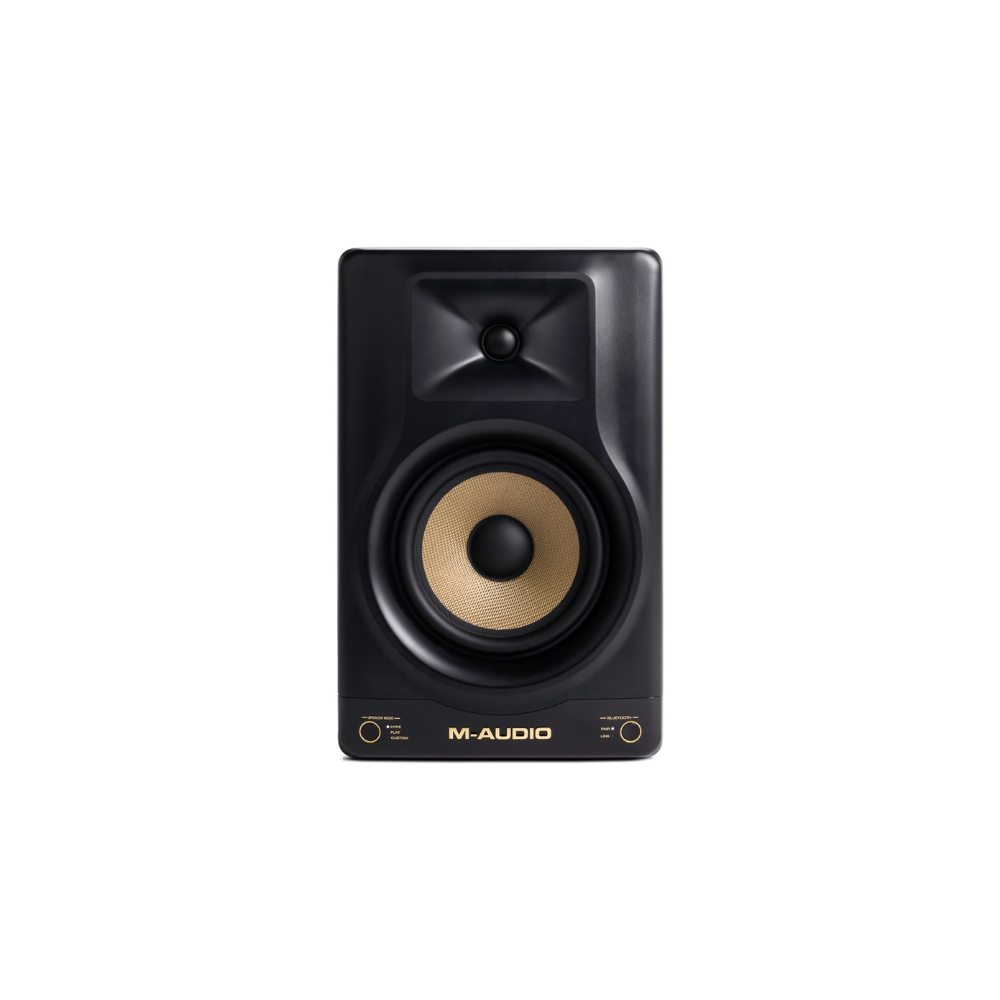 M-Audio studio monitor speaker on a white background