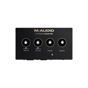 M-Audio M-Track Duo HD audio interface on a white background