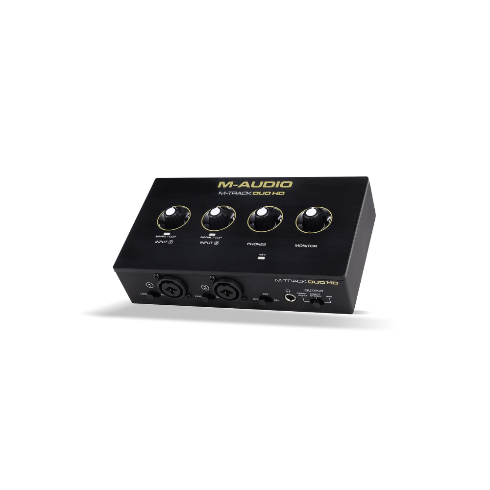 M-Audio audio interface on a white background