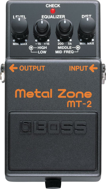 BOSS MT2 Metal Zone Guitar Effects Pedal