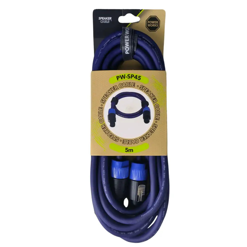 PowerWorks PW-SP45 5M Speakon-to-Speakon Cable | Sound Select ZA