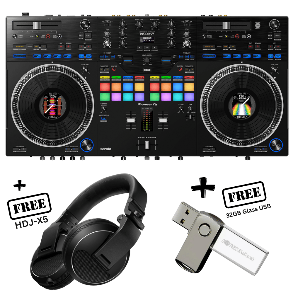 Pioneer DDJ-REV7 (FREE PIONEER HDJ-X5 & 32GB USB)