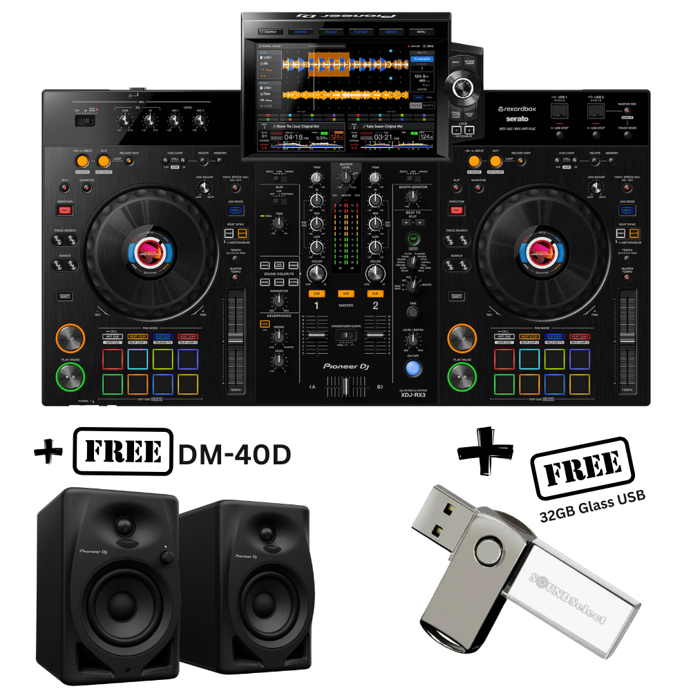 Pioneer XDJ-RX3 (FREE PIONEER DM-40D & 32GB USB)
