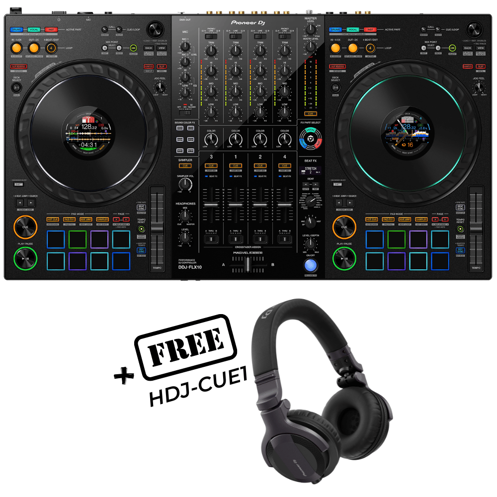 Pioneer DDJ-FLX10 (FREE PIONEER HDJ-CUE1) | Sound Select ZA