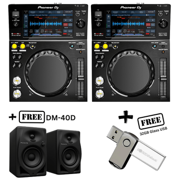 Pioneer XDJ700 - PAIR (FREE PIONEER DM-40D & 32GB USB)