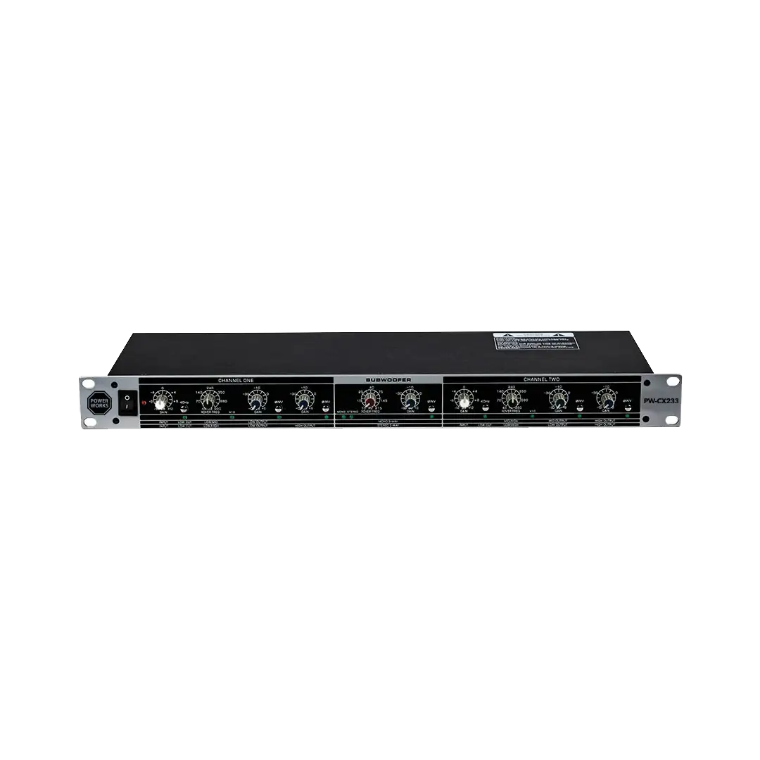 PowerWorks PW-CX223 2-Way Active Crossover | Sound Select ZA