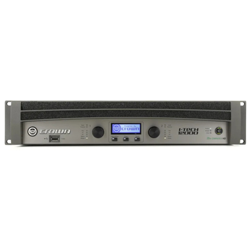 Crown E-Track 12000 audio power amplifier on a white background