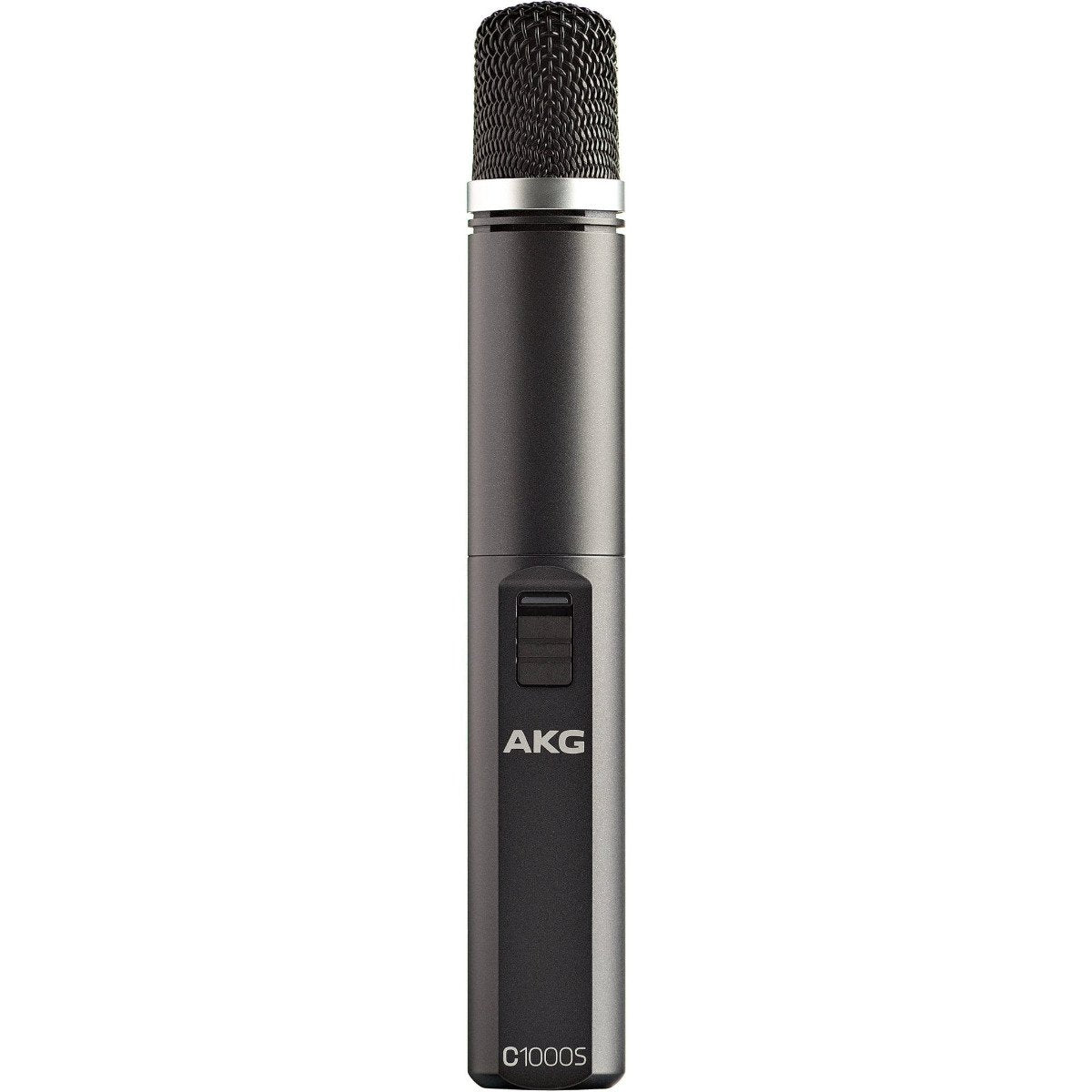 AKG C1000S microphone on a white background