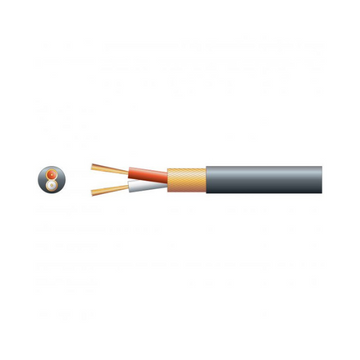 Filo MICROPHONE CABLE 2CORE + SCREEN BLACK 4mm 100M