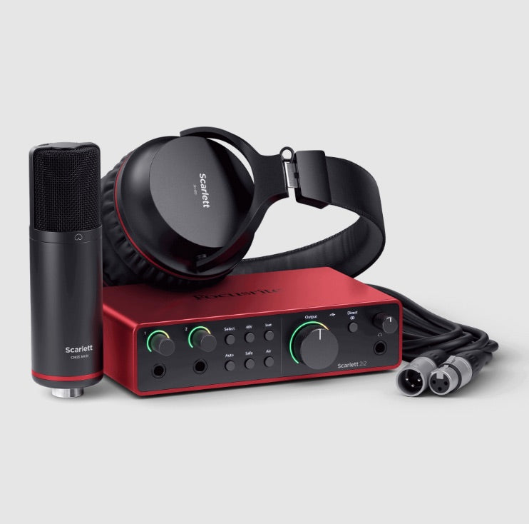 Focusrite Scarlett 2i2 Studio Bundle 4th Generation