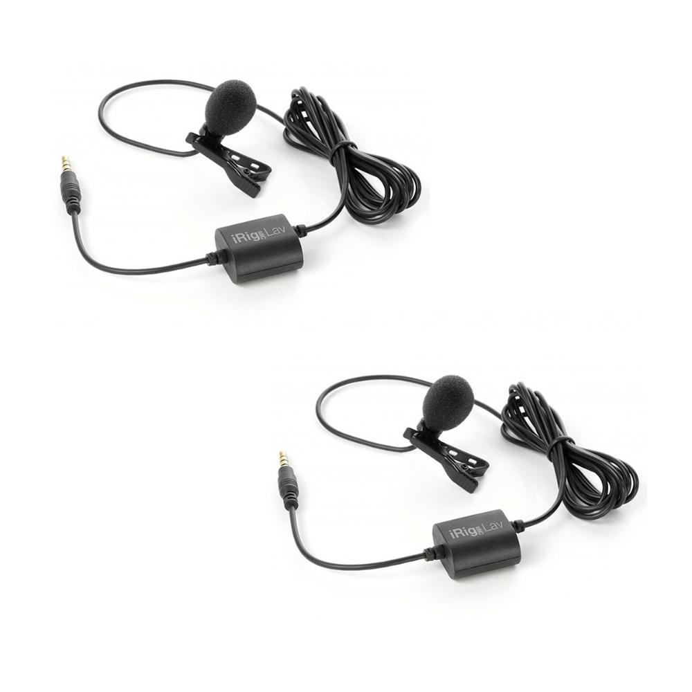 IK Multimedia iRig Mic LAVALIER 2 PACK