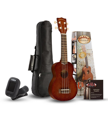 Kala MKSPACK Makala Soprano Ukulele Pack