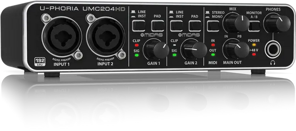 Behringer UMC204HD Audio Interface | Sound Select ZA