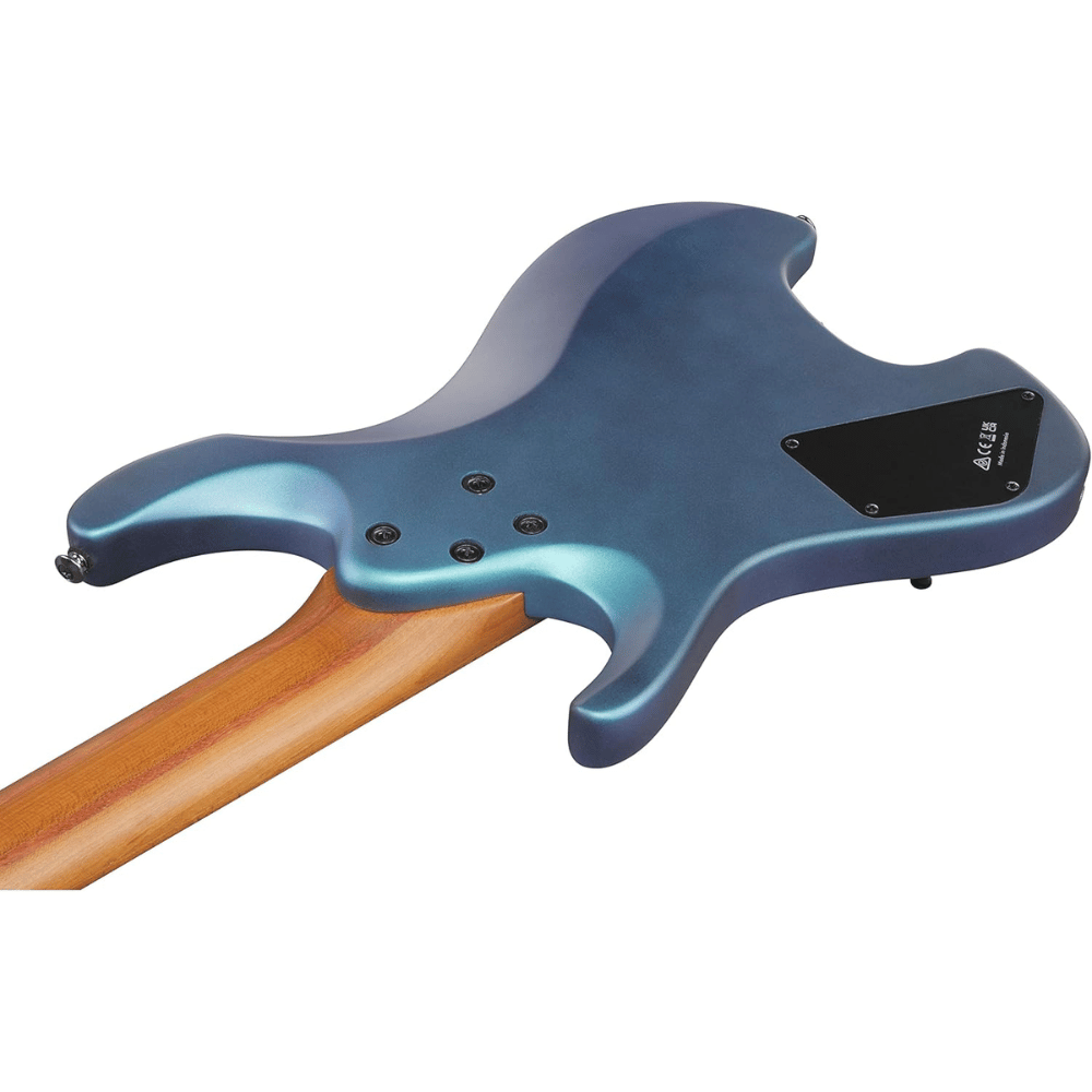 Demo Ibanez Q547-BMM 7-String Quest Headless - Blue Chameleon Metallic Matte