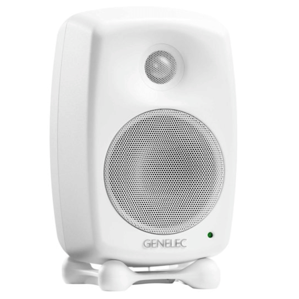 Genelec 8020DW Bi-Amplified Studio Monitor (Pair, White)