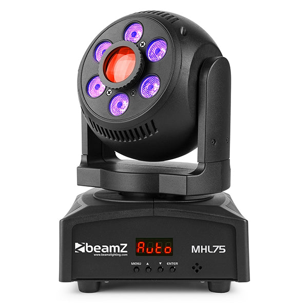 BEAMZ – MHL-75 HYBRID LED MOVING HEAD SPOT/WASH 16CH RGBW LEDS DMX