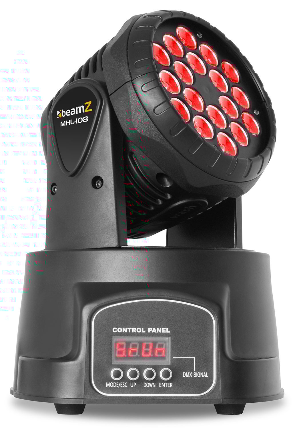 Beamz MHL108MK4 LED MOVING HEAD 18x 3W RGB