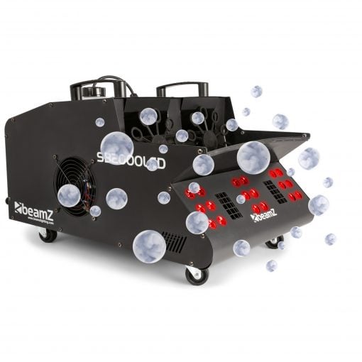 Beamz SB2000LED SMOKE & BUBBLE MACHINE