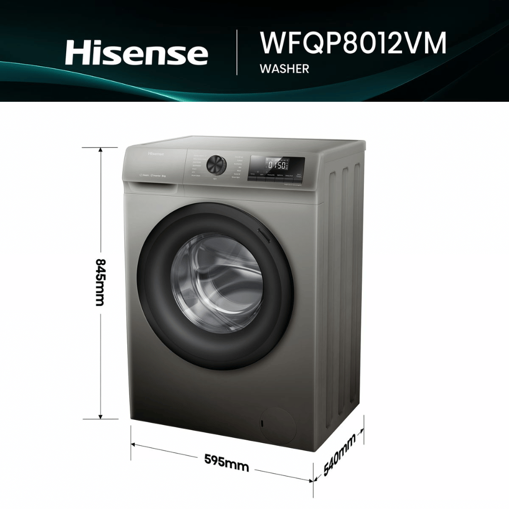 Hisense 8kg Front Loader Washing Machine (OPENBOX-NO WARRANTY)