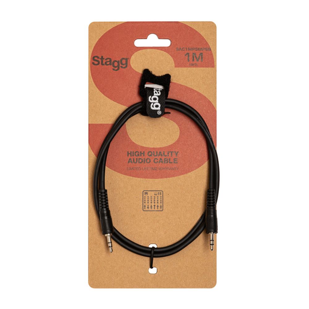 Stagg 1m Stereo Audio cable, mini jack