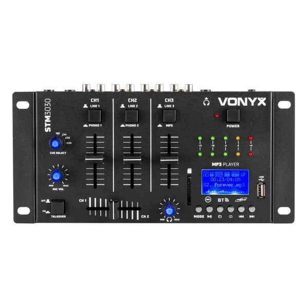 Vonyx – STM3030 MIXER WITH BT/MP3/USB/REC