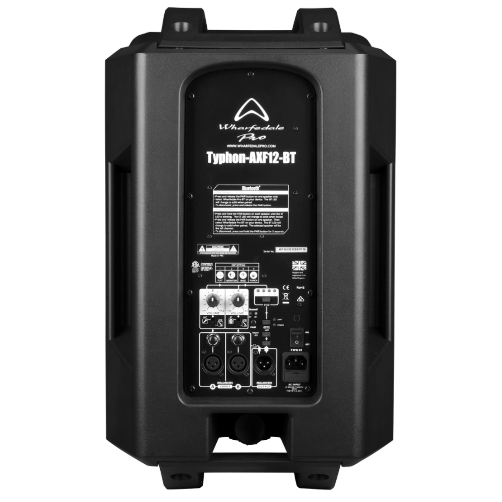 Wharfedale Pro TYPHON-AXF12-BT 12-inch Bluetooth Powered PA Speaker