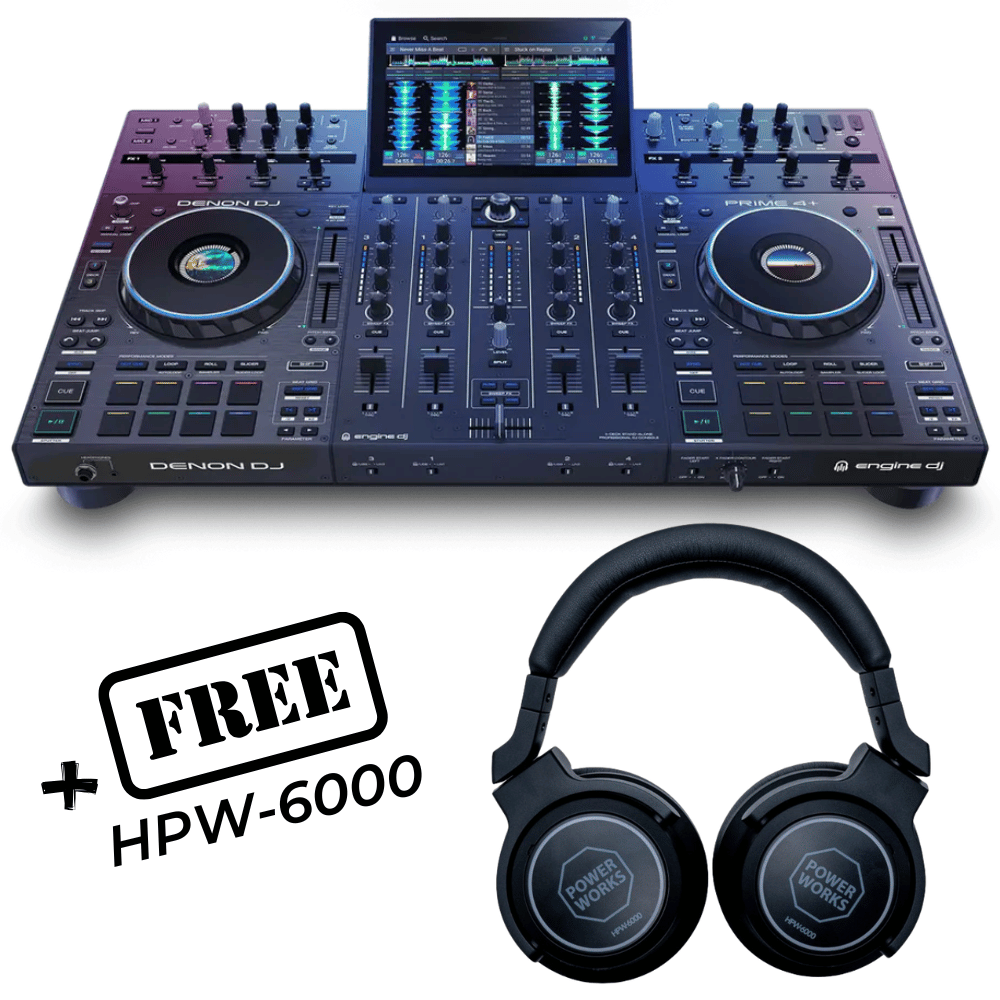 Denon Prime 4+ (FREE POWERWORKS HPW6000)