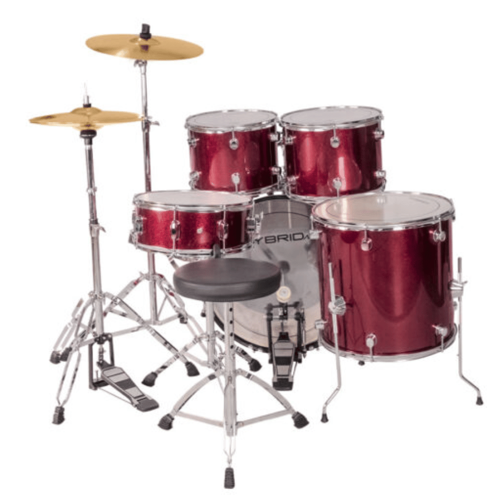 Hybrid MI HD5 – Lazer Red Drum Kit
