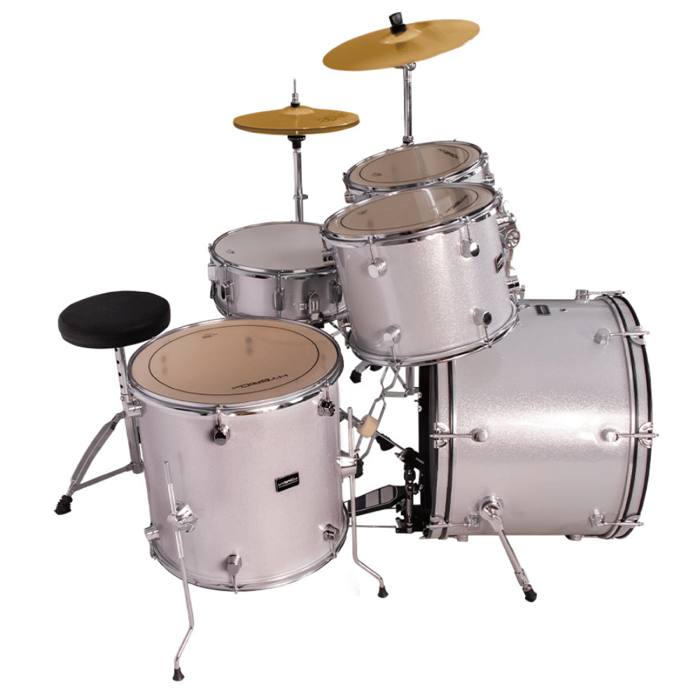 Hybrid MI HD5 – Lazer Silver Drum Kit
