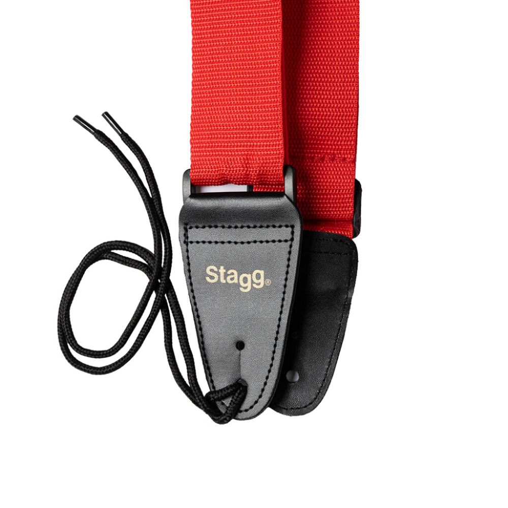 Stagg Nylon Guitar Strap 2" Red
