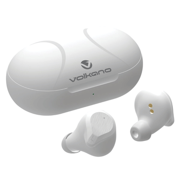 Volkano Scorpio Series True Wireless (TWS) Bluetooth Earphones with Mic - White