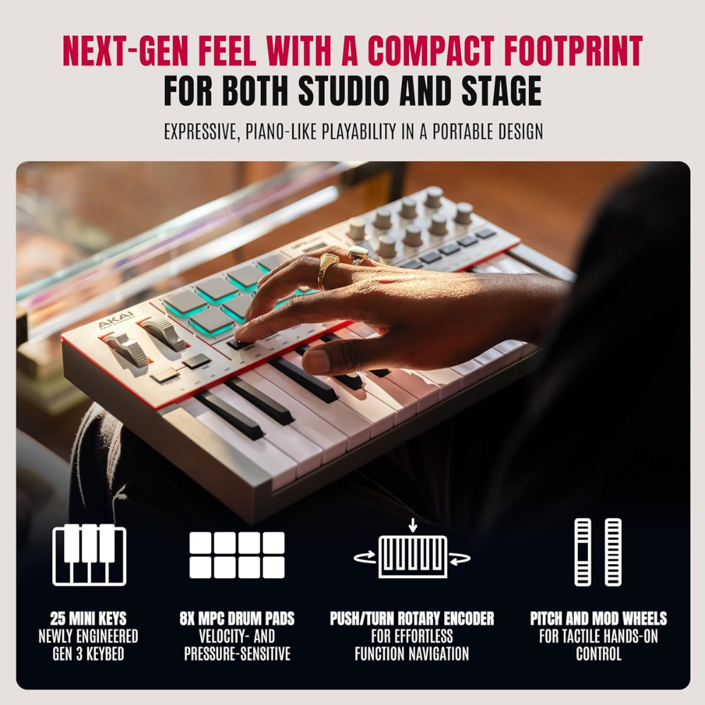 Akai Professional MPK Mini 4 White