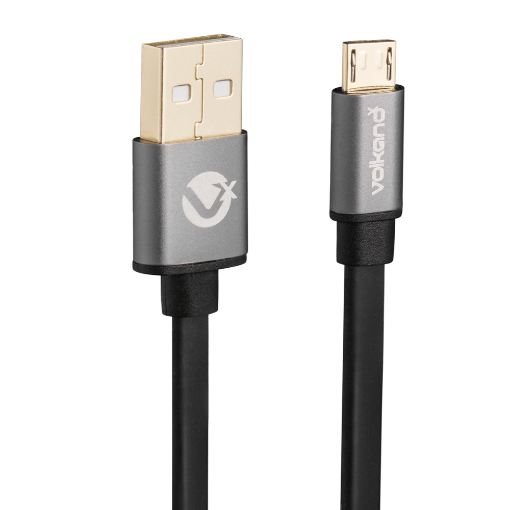 VolkanoX Micro USB Cable Twin Pack 3m - Couple Series Black