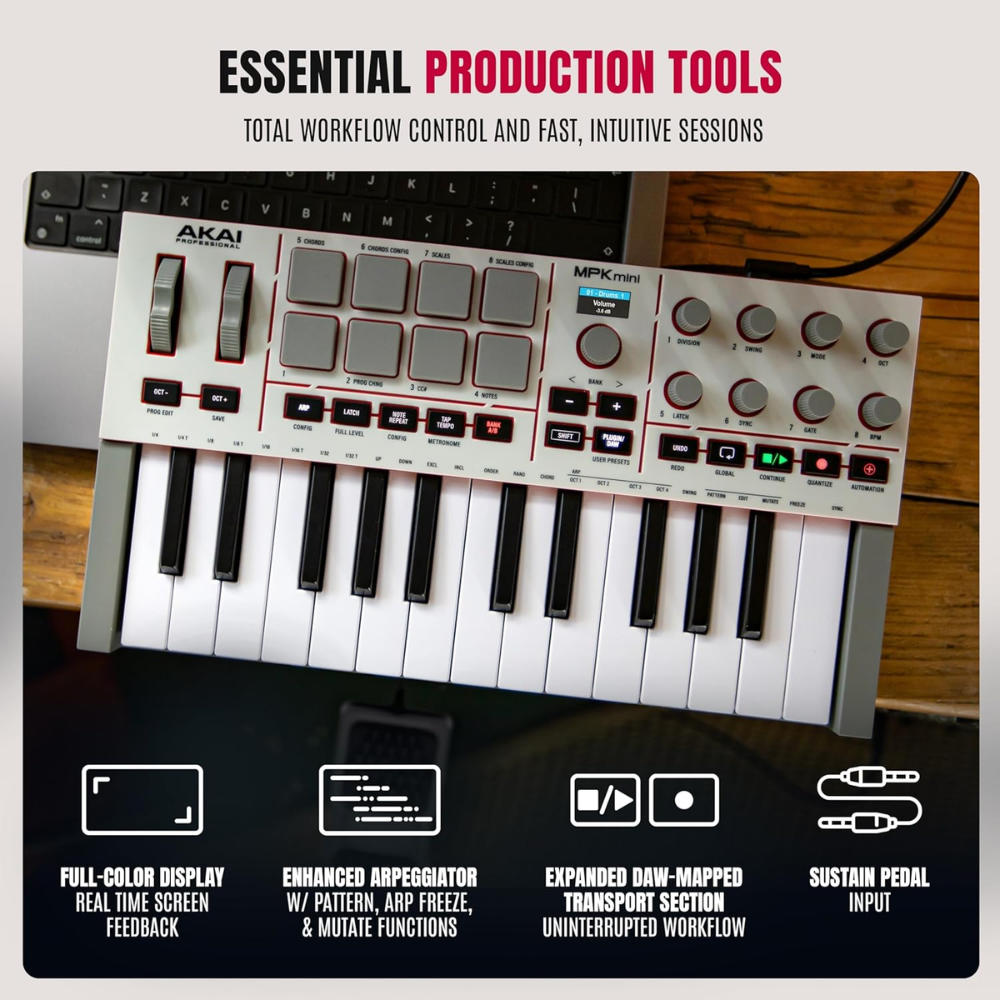 Akai Professional MPK Mini 4 White