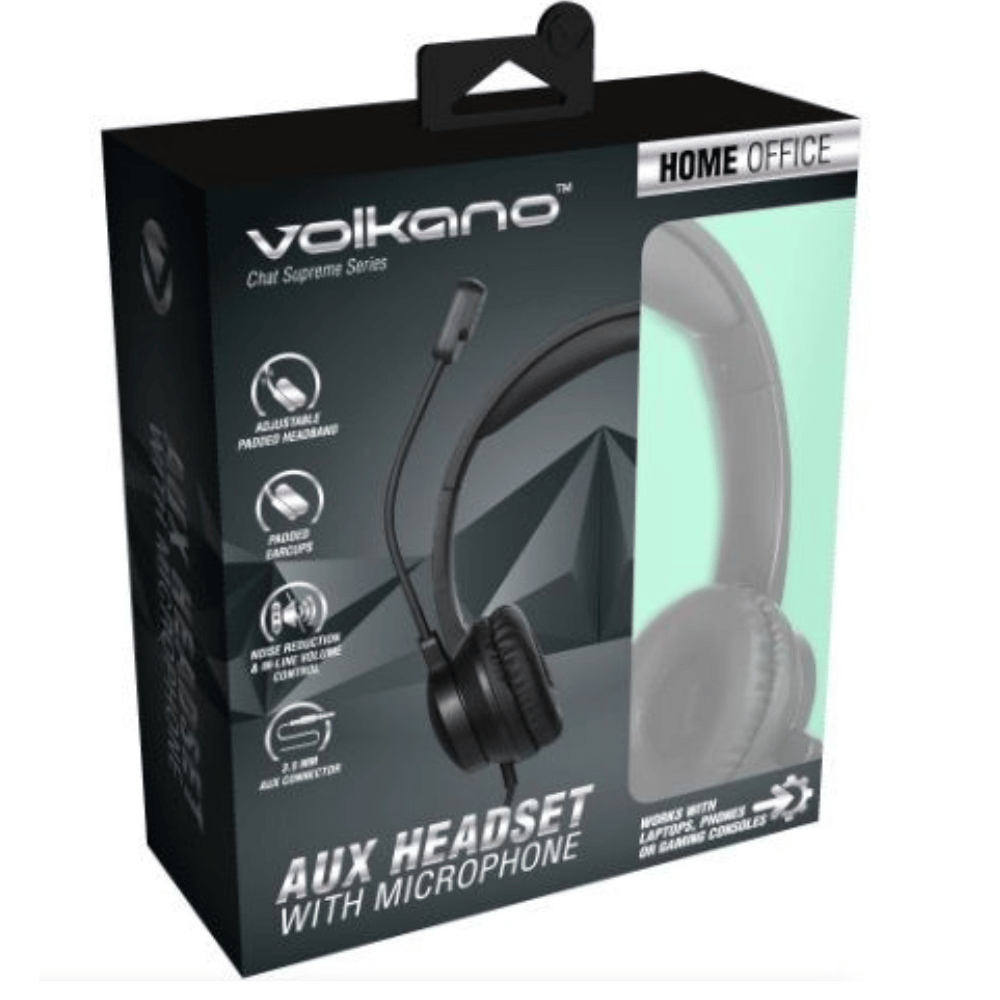 Volkano Chat Supreme Series AUX Headset With Microphone
