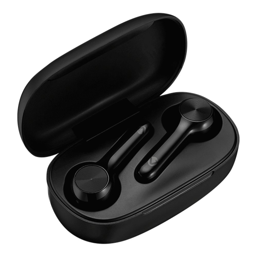 Volkano Libra Series TWS Earphones + Charging Case – Black