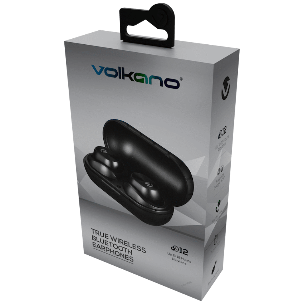 Volkano Skadi Series TWS Earphone - Black VK-1172-BK (DEMO, OPEN BOX, NO WARRANTY)