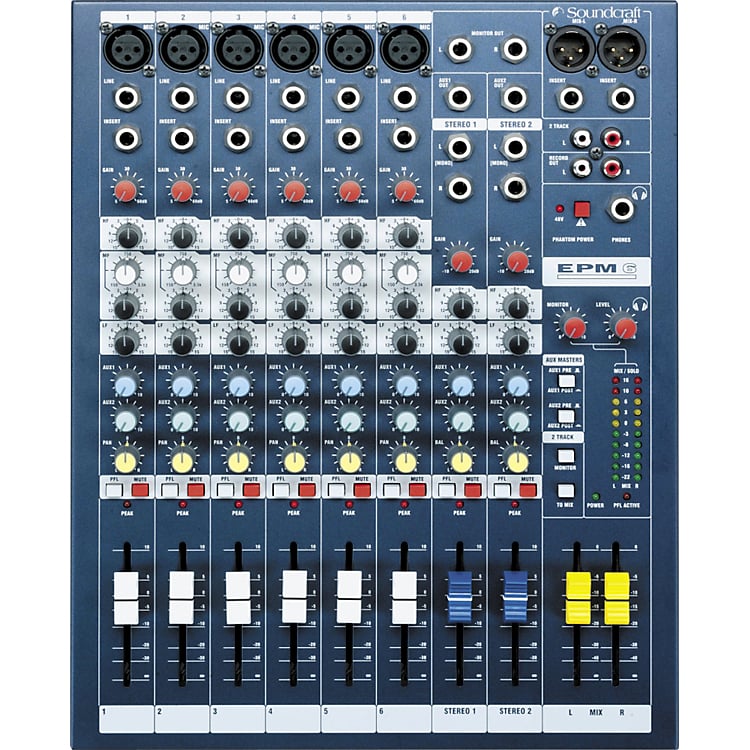 Soundcraft EPM6 6-Channel