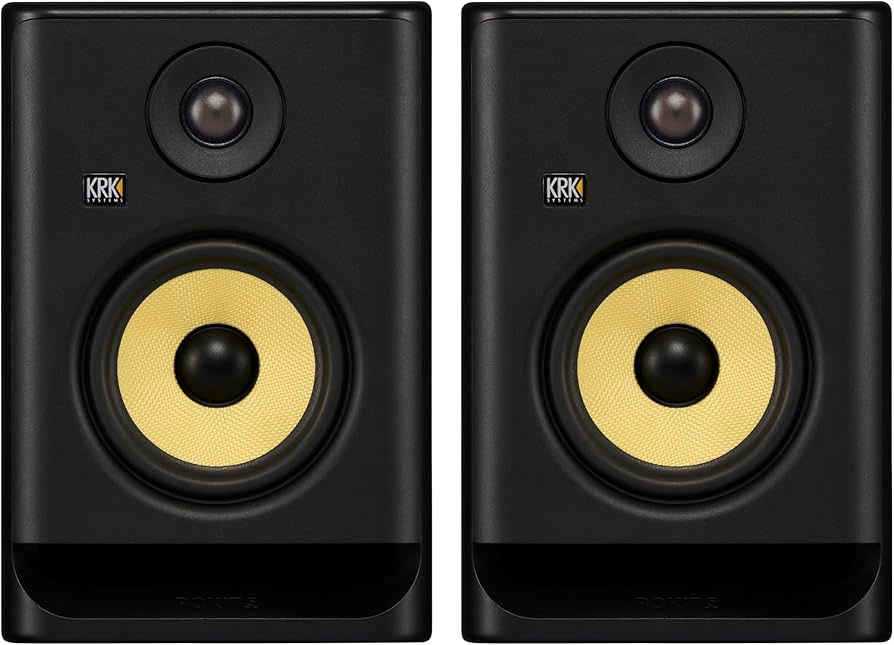 KRK ROKIT 7 G5 7-inch Powered Studio Monitor – Black (Pair)