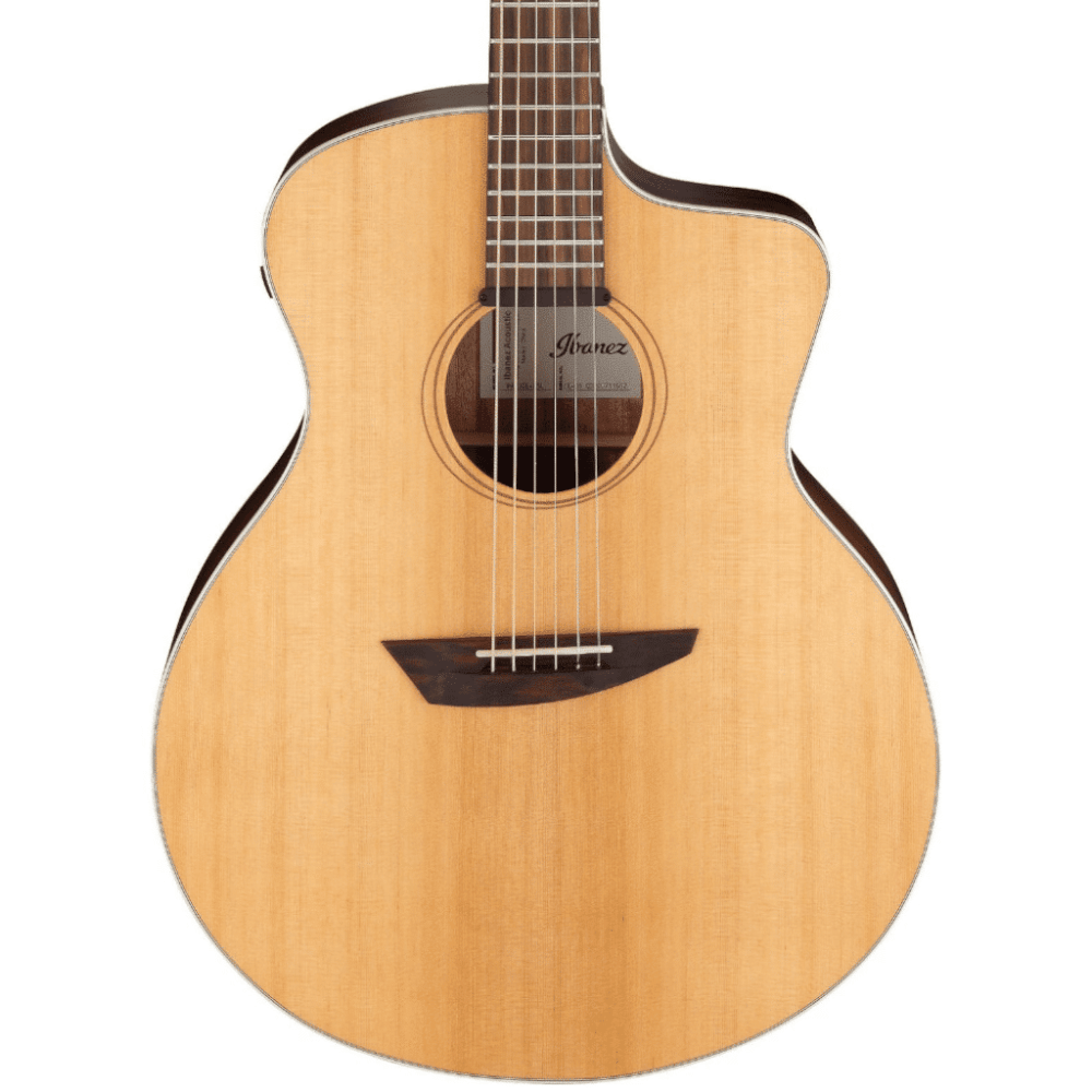 Demo Ibanez PA230E Percussive Acoustic Solid Cedar Top – Natural Satin including bag