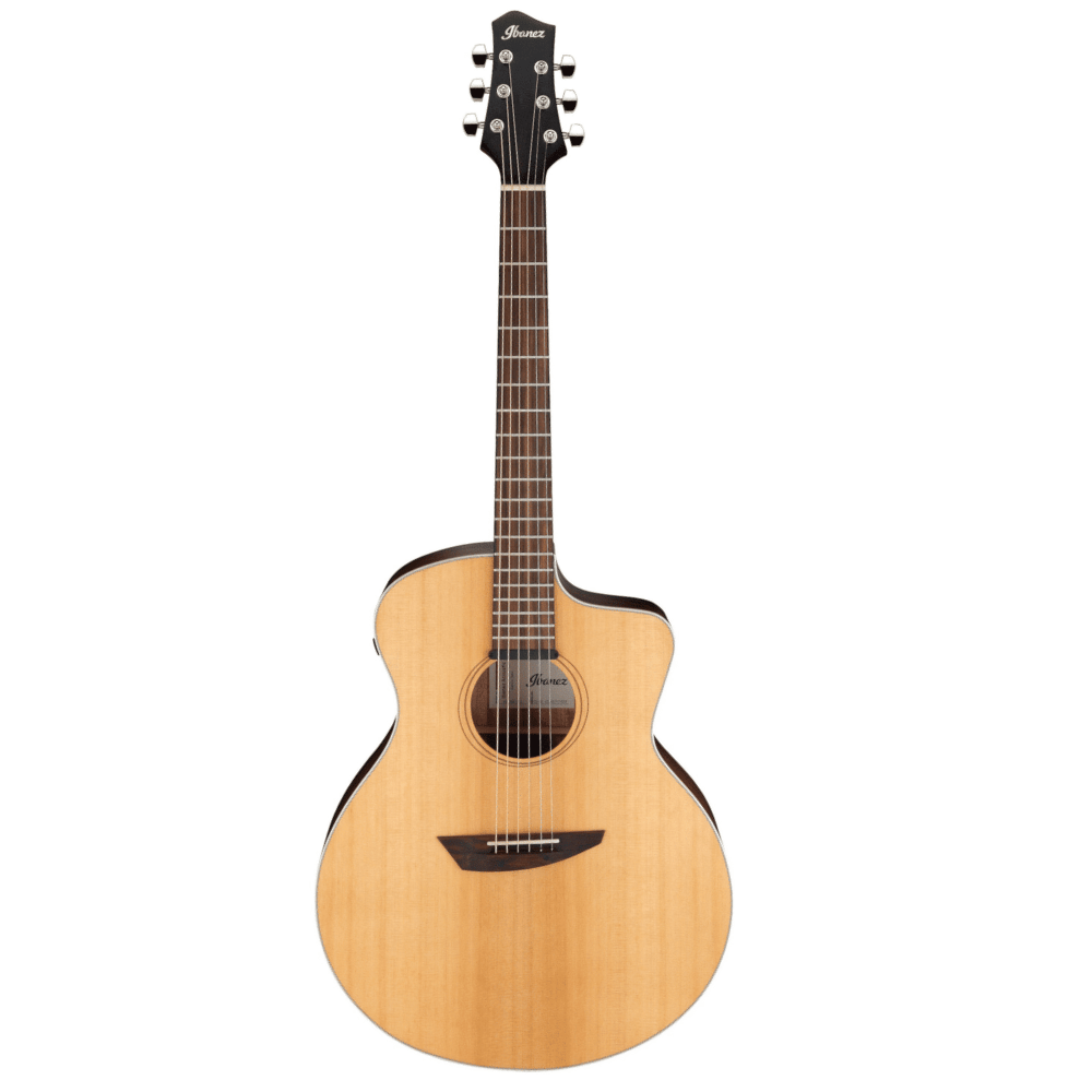Demo Ibanez PA230E Percussive Acoustic Solid Cedar Top – Natural Satin including bag